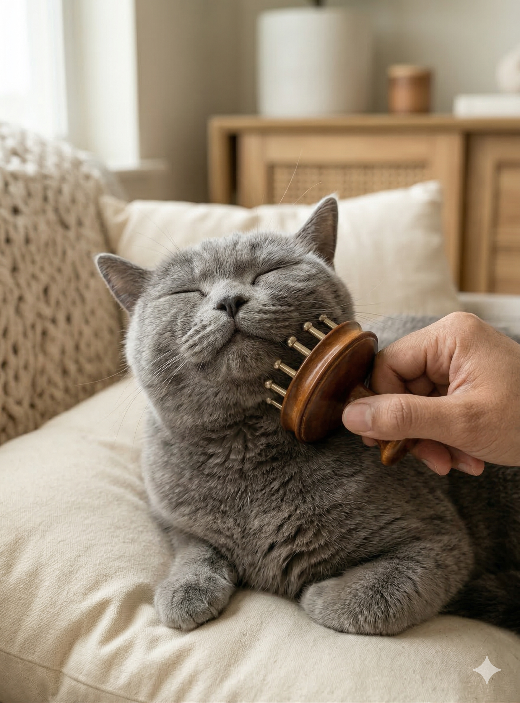 Ayurvedic Kansa Therapy Massager for Dogs and Cats