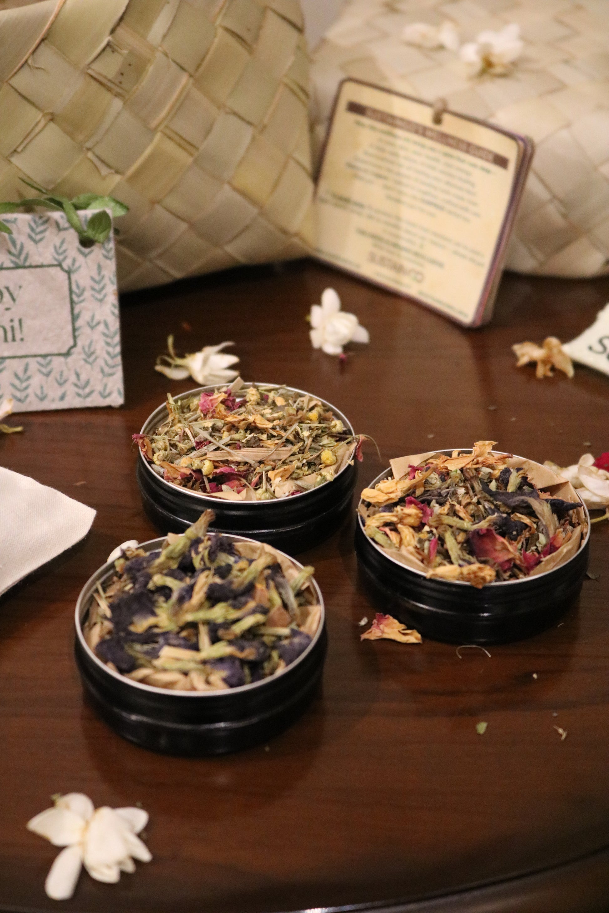 Ayura: The Rakhi Essentials Wellness Kit Set of 4 Ayurvedic Healing Tools + Surprise Tea Blend