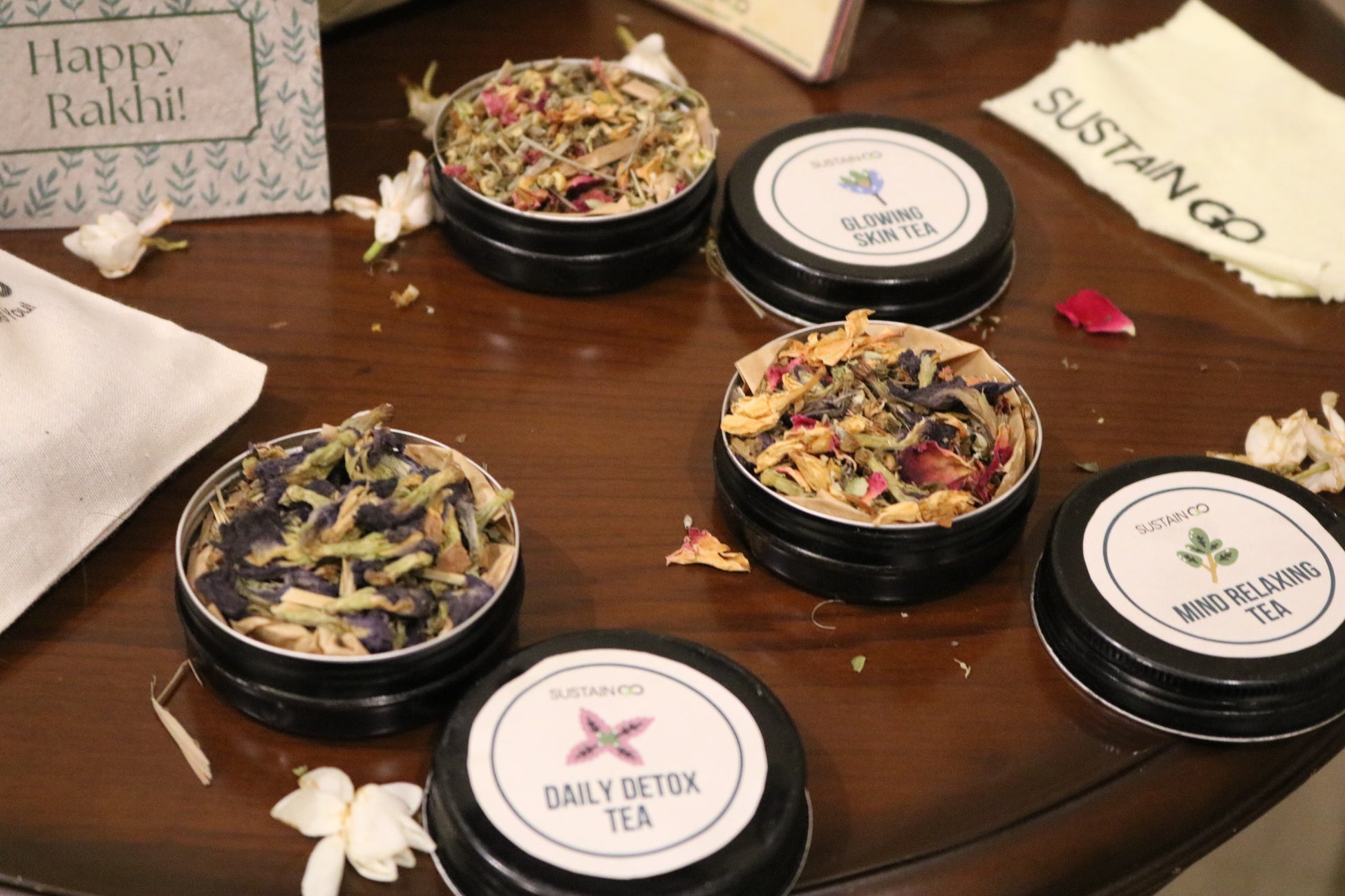 The Ultimate Herbal Tea Kit – Glowing Skin | Daily Detox | Mind Relaxing