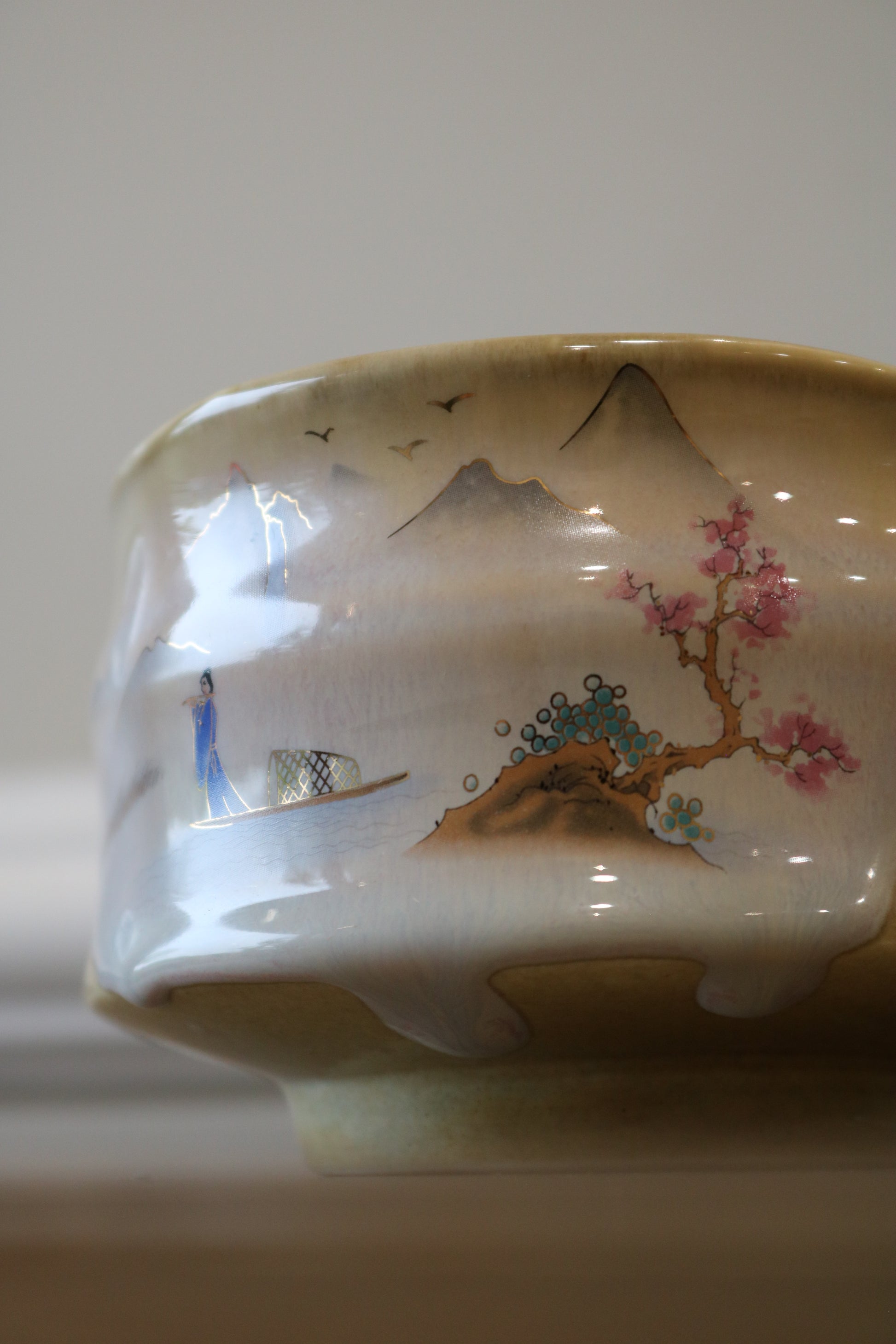 Japanese Art Matcha Tea Whisk Set 3 Pcs | Ceramic Matcha Bowl, Whisk Holder & Bamboo Whisk|SustainGo