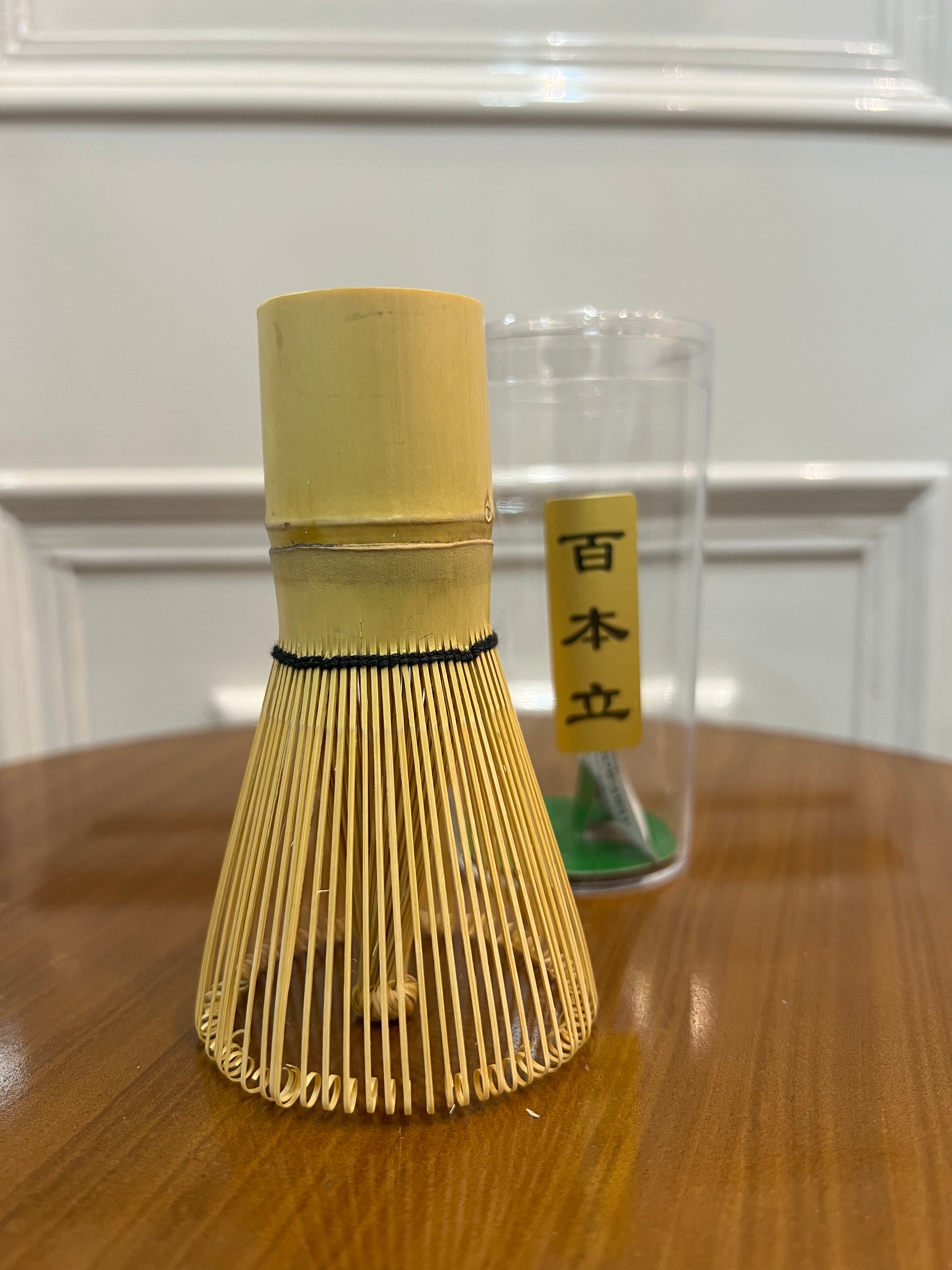 SustainGo Authentic Japanese Chasen Bamboo Matcha Whisk, 100 Prongs (fine bristles for extra foam)